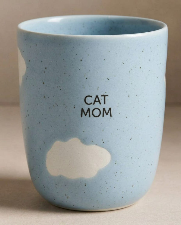 Cloud Medium Cup 220ml Cat Mom & Dad 2-Piece Set