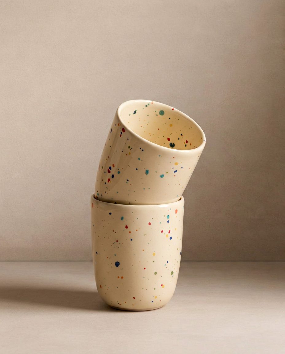 New Party Tasse moyenne 220 ml - Mélange 6 pièces