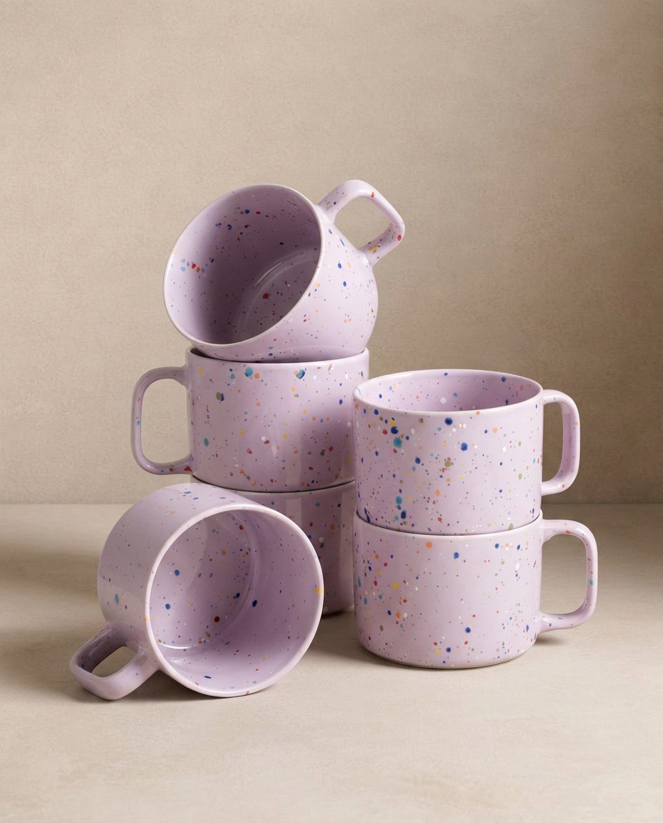 New Party Mug 450ml Lilac