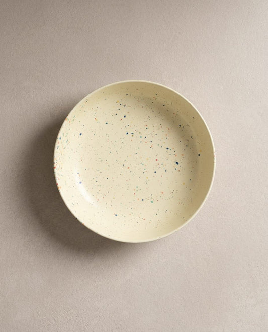 New Party Pasta Plate 21cm Yellow