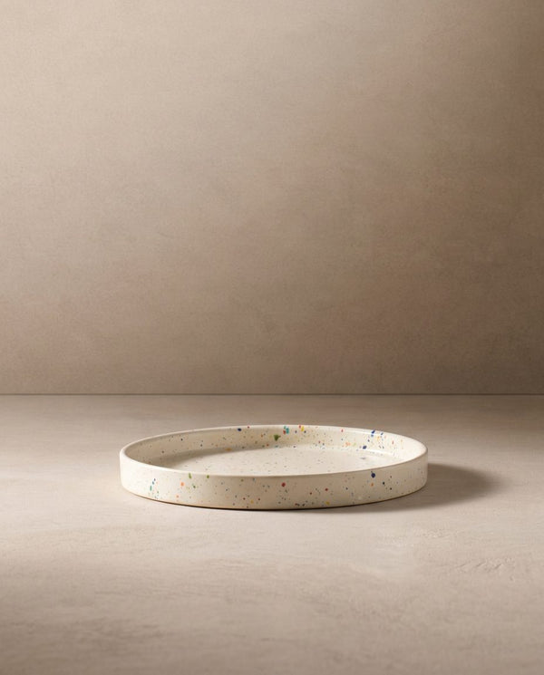 New Party Round Tray 28cm White
