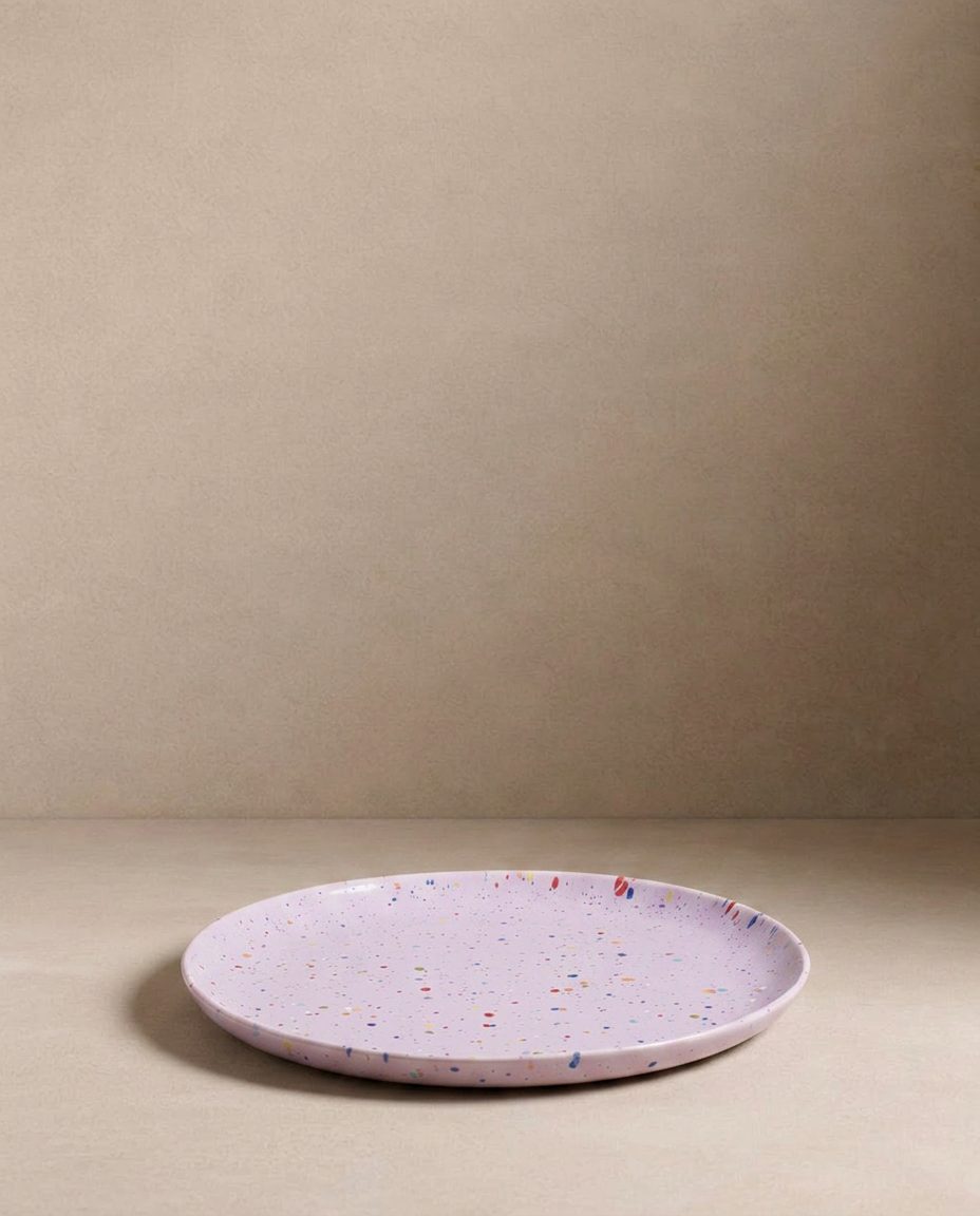 New Party Dinner Plate 27cm Lilac