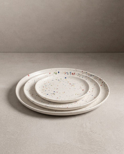 New Party Stoneware Set 30 Pieces White