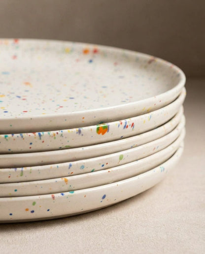New Party Stoneware Set 30 Pieces White