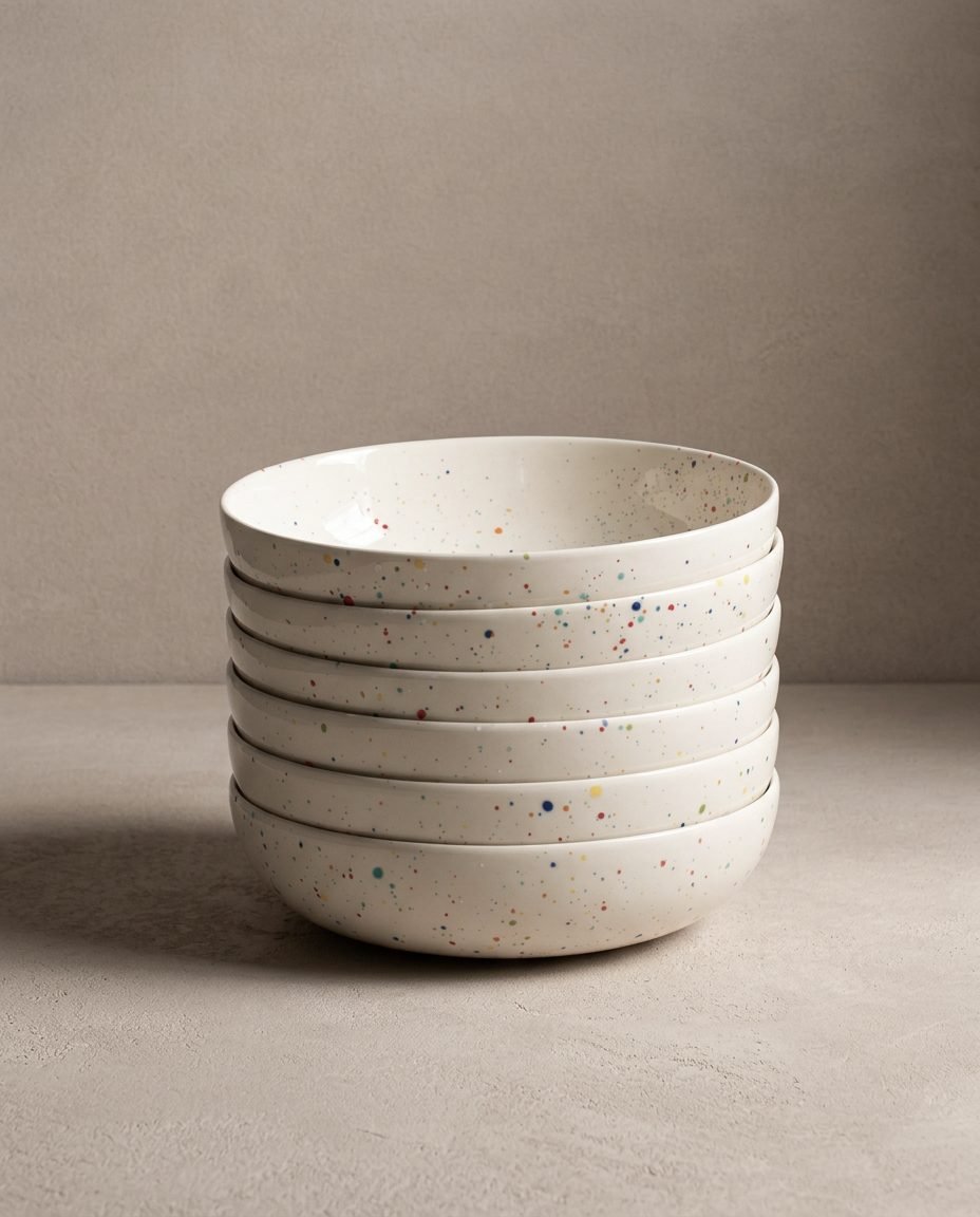 New Party Stoneware Set 30 Pieces White