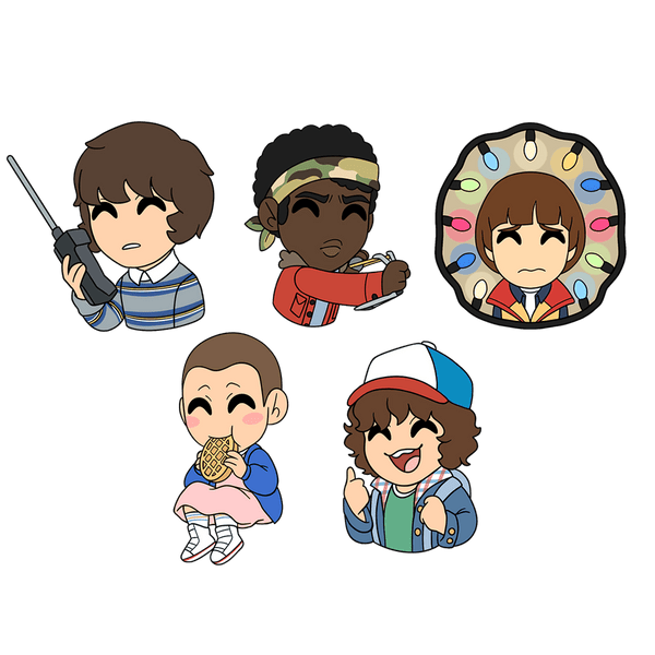 Stranger Things Pin Set