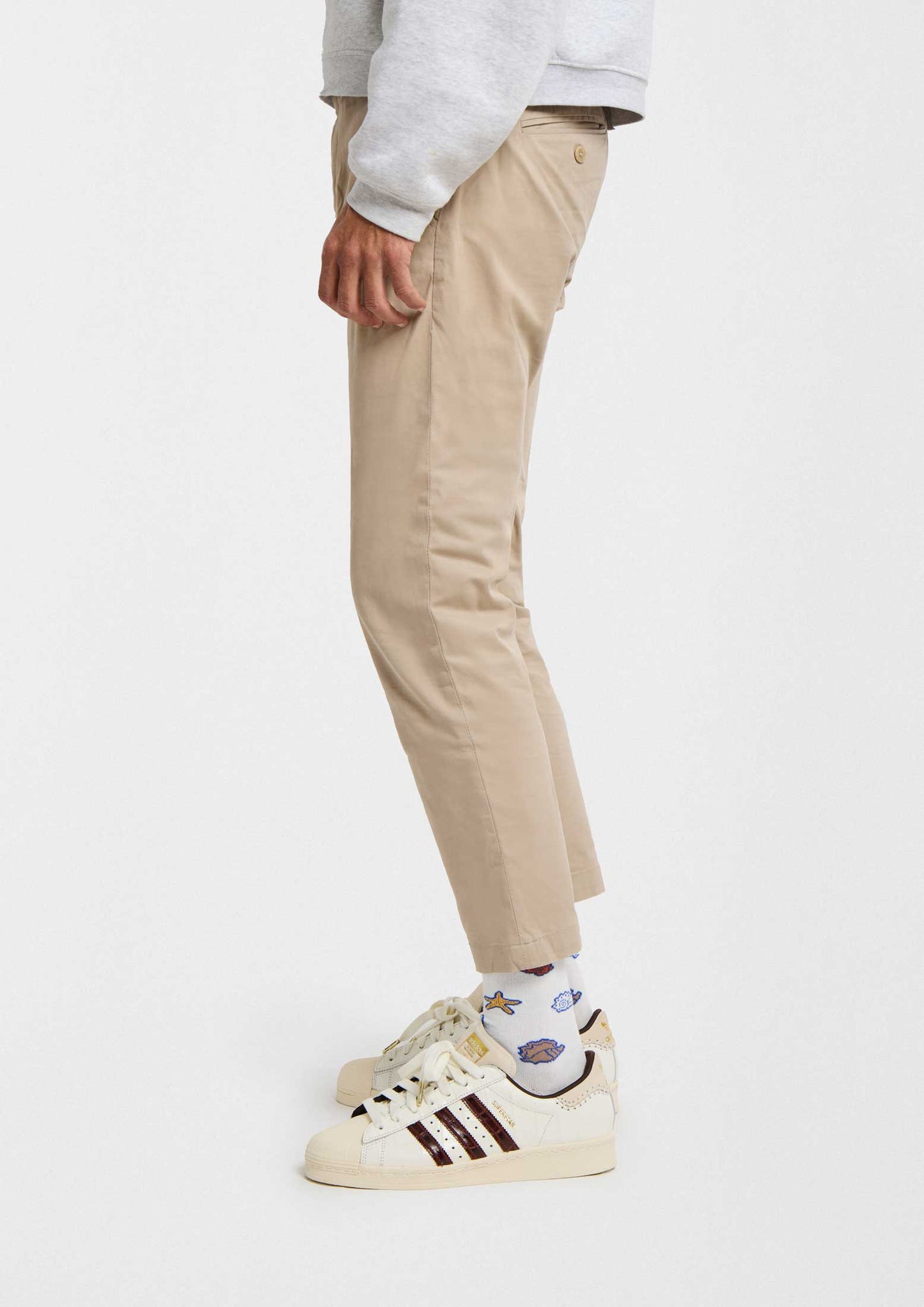 Chaussettes BeOcean Blanc Cassé