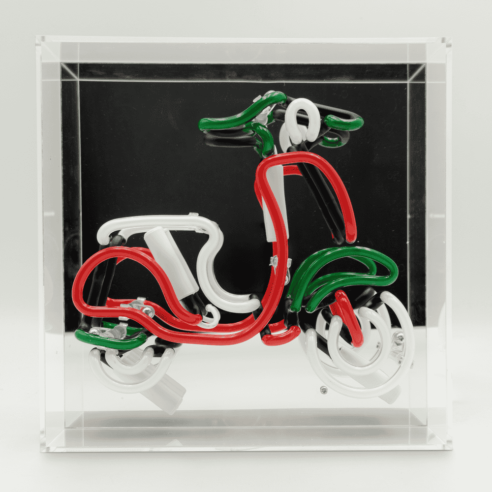Neon Scooter Sign