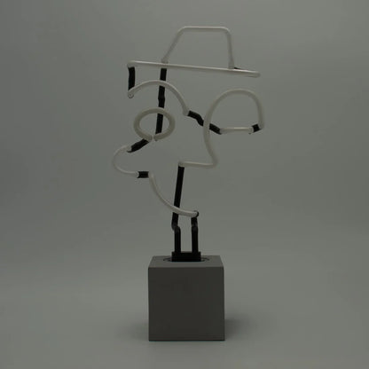 panneau neon wink face locomocean