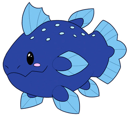 Peluche Mini Squishable – Coelacanth