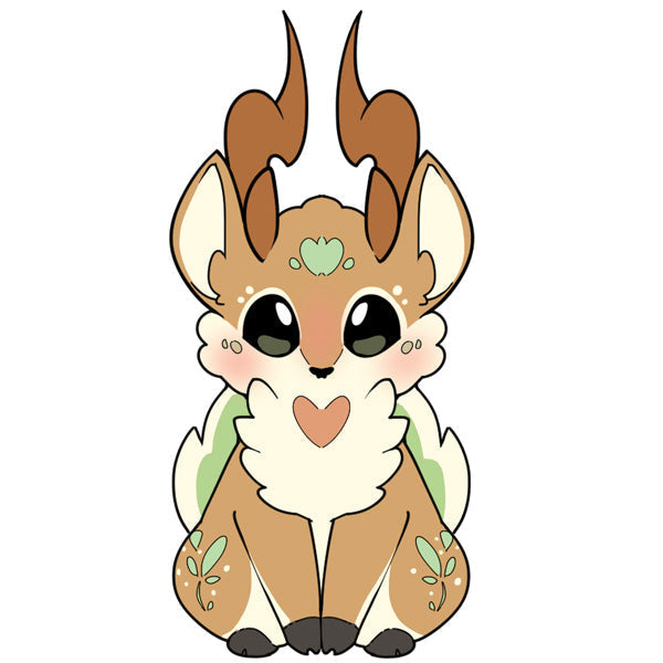 Peluche Mini Squishable – Cerf à Plumes