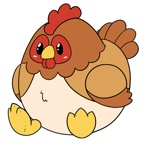 Peluche Mini Squishable – Poule