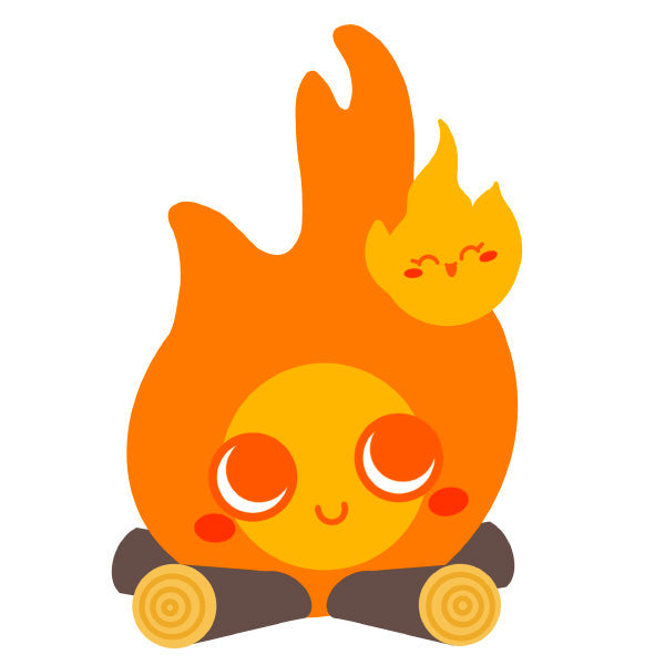 Peluche Squishable – Feu de Camp