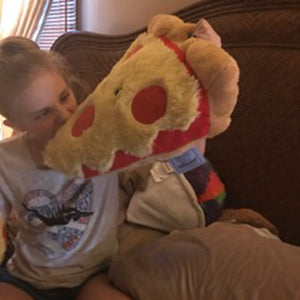 Peluche Comfort Food Squishable – Part de Pizza