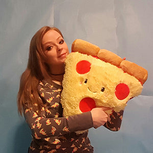Peluche Comfort Food Squishable – Part de Pizza