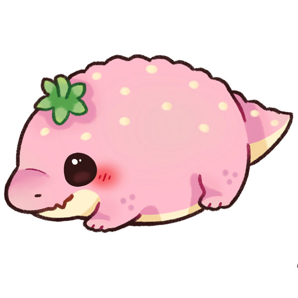 Peluche Mini Squishable – Crocodile Fraise