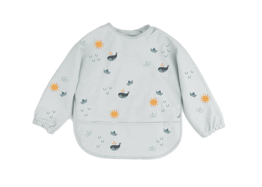 Long-sleeved bib ORIGAMI