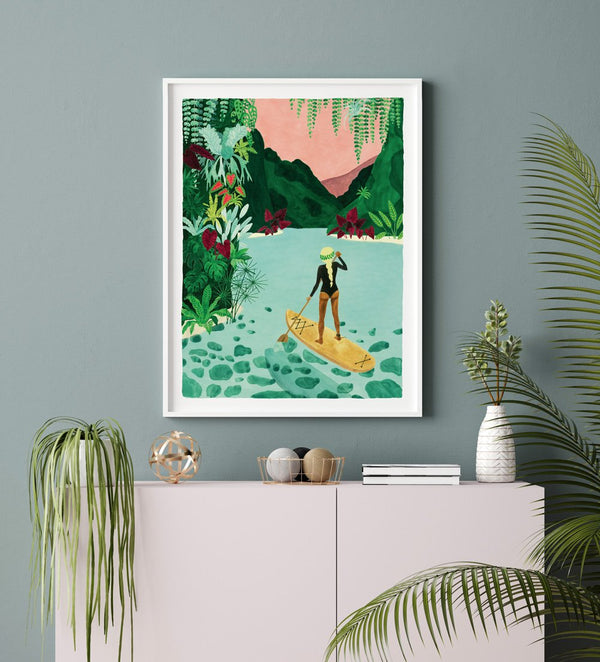 Paddle Girl - Affiche