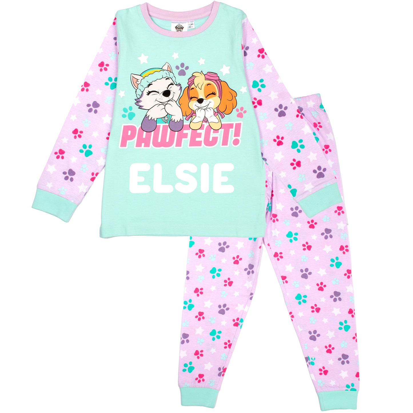 Paw Patrol Personalised Pyjamas - Skye & Everest