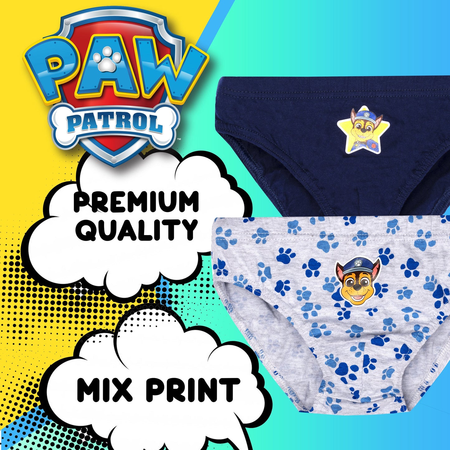 Pat’ Patrouille Underwear – bleu