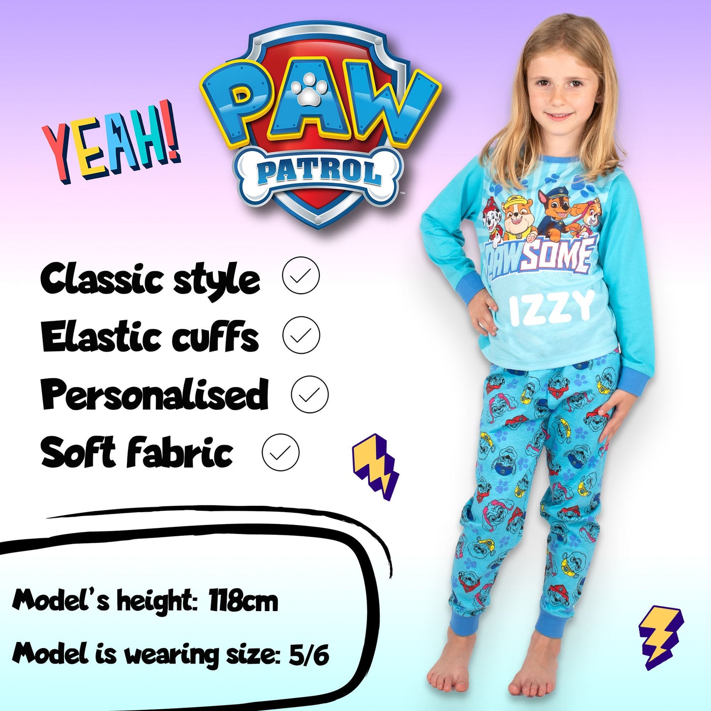 Paw Patrol Personalized Pyjamas - BLUE