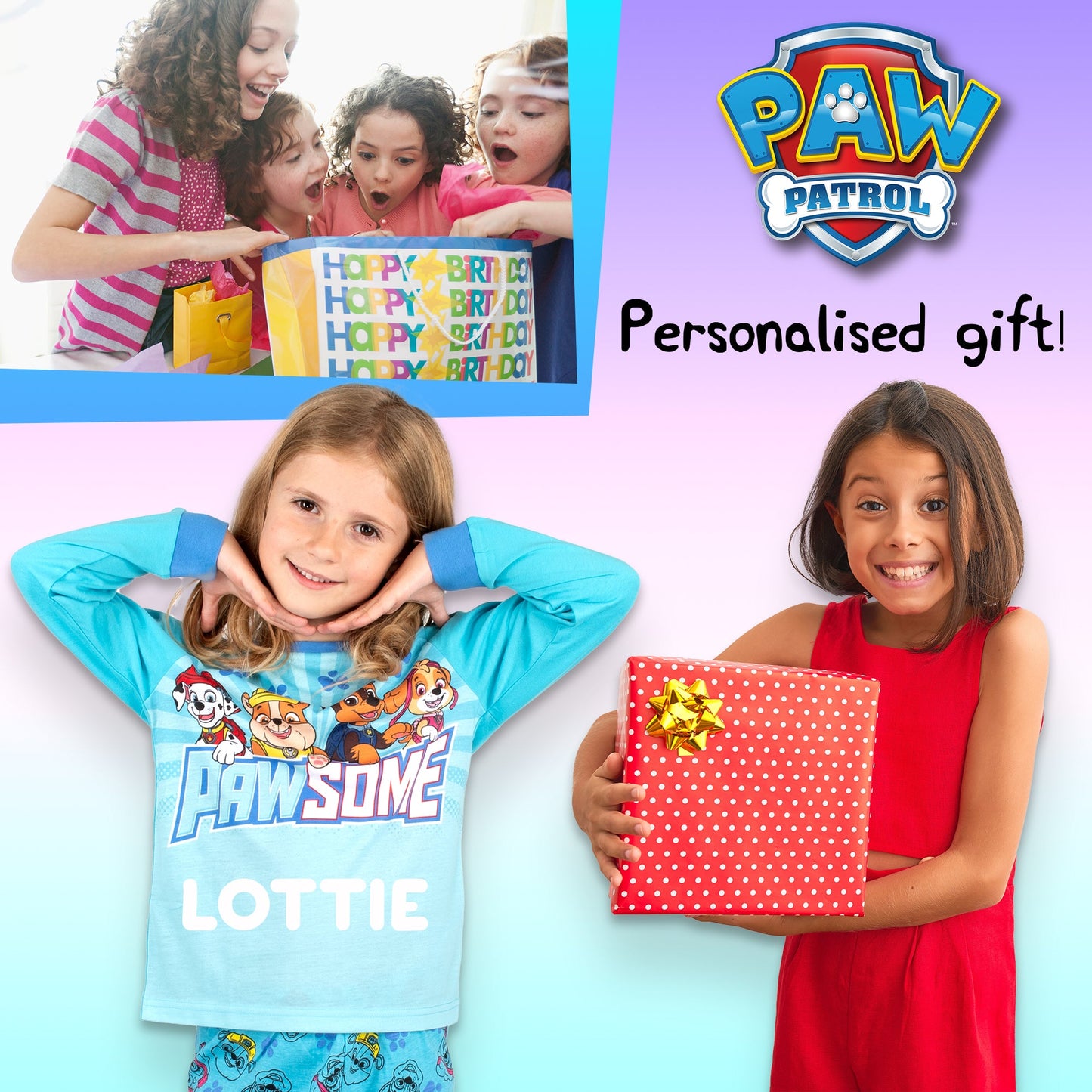 Paw Patrol Personalized Pyjamas - BLUE