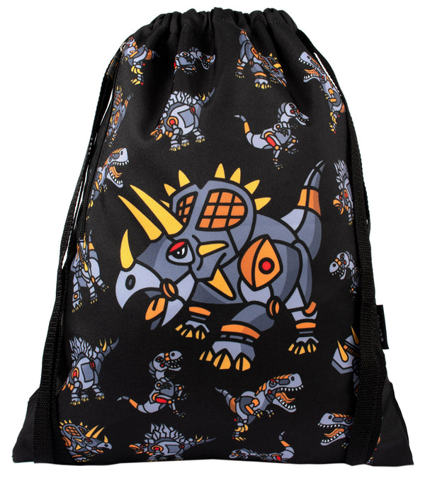 Sac à cordon avec bandoulière – dinosaure Robot