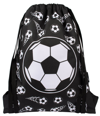 Sacs à cordon – football noir