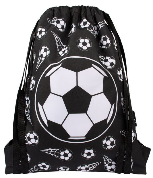 Sacs à cordon – football noir