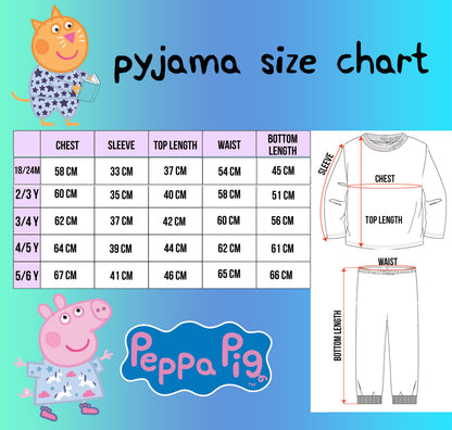 Peppa Pig Personalized Pyjamas - Pink & Purple