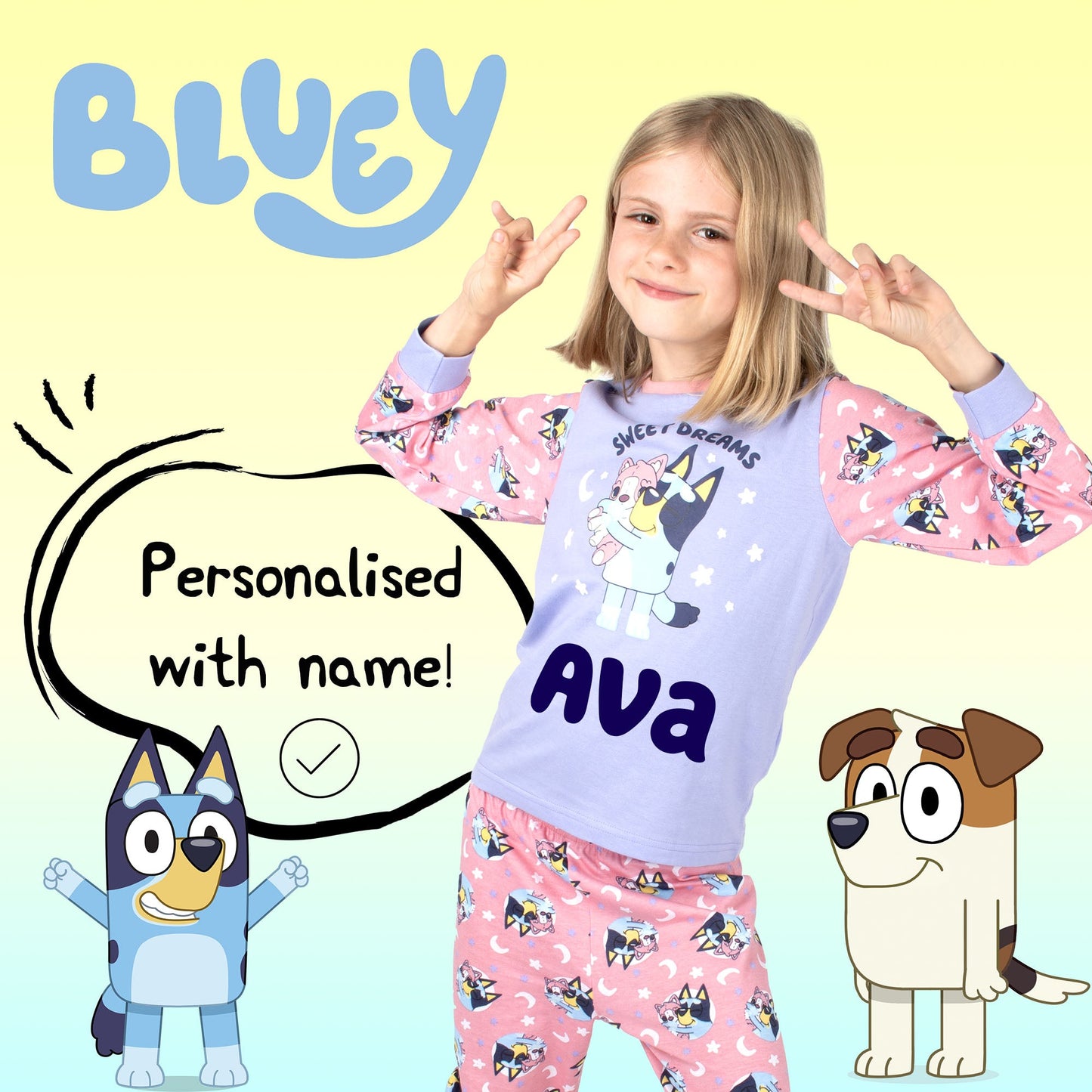 Bluey Pyjama-violet