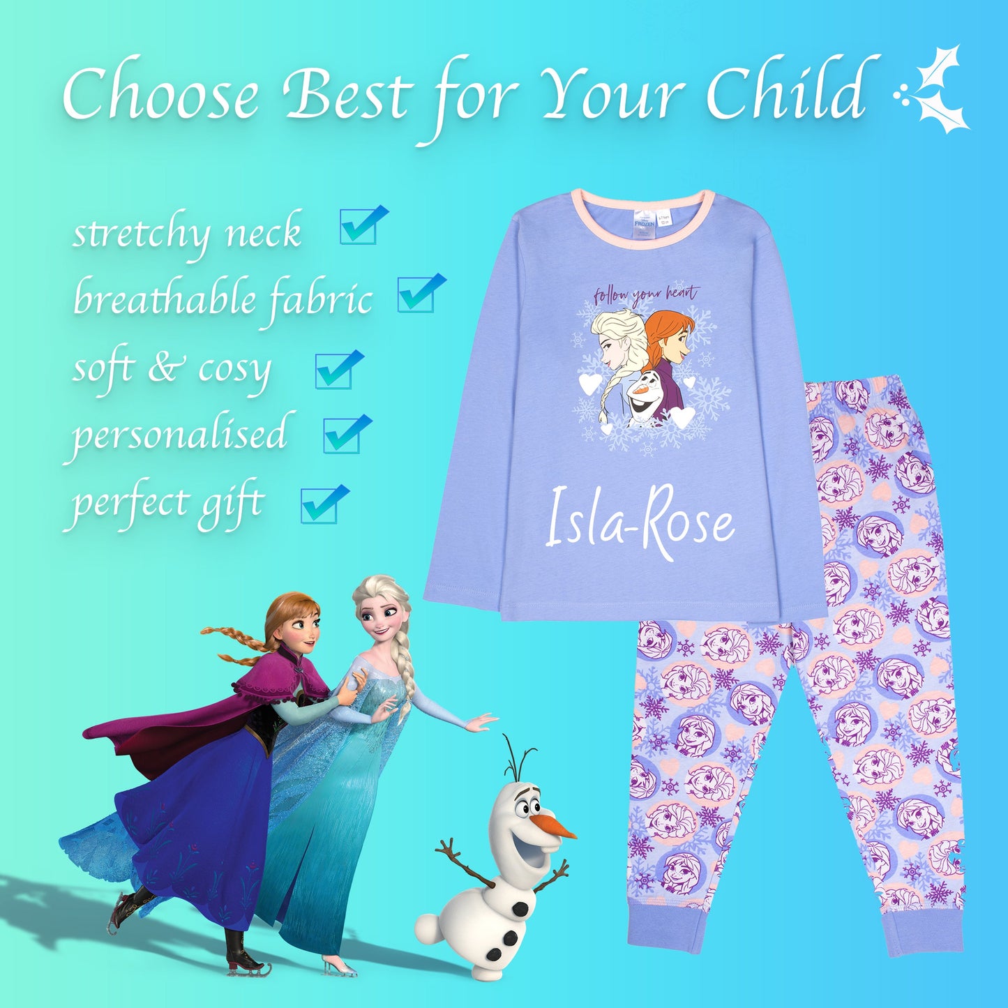 Frozen - Personalised Pyjamas