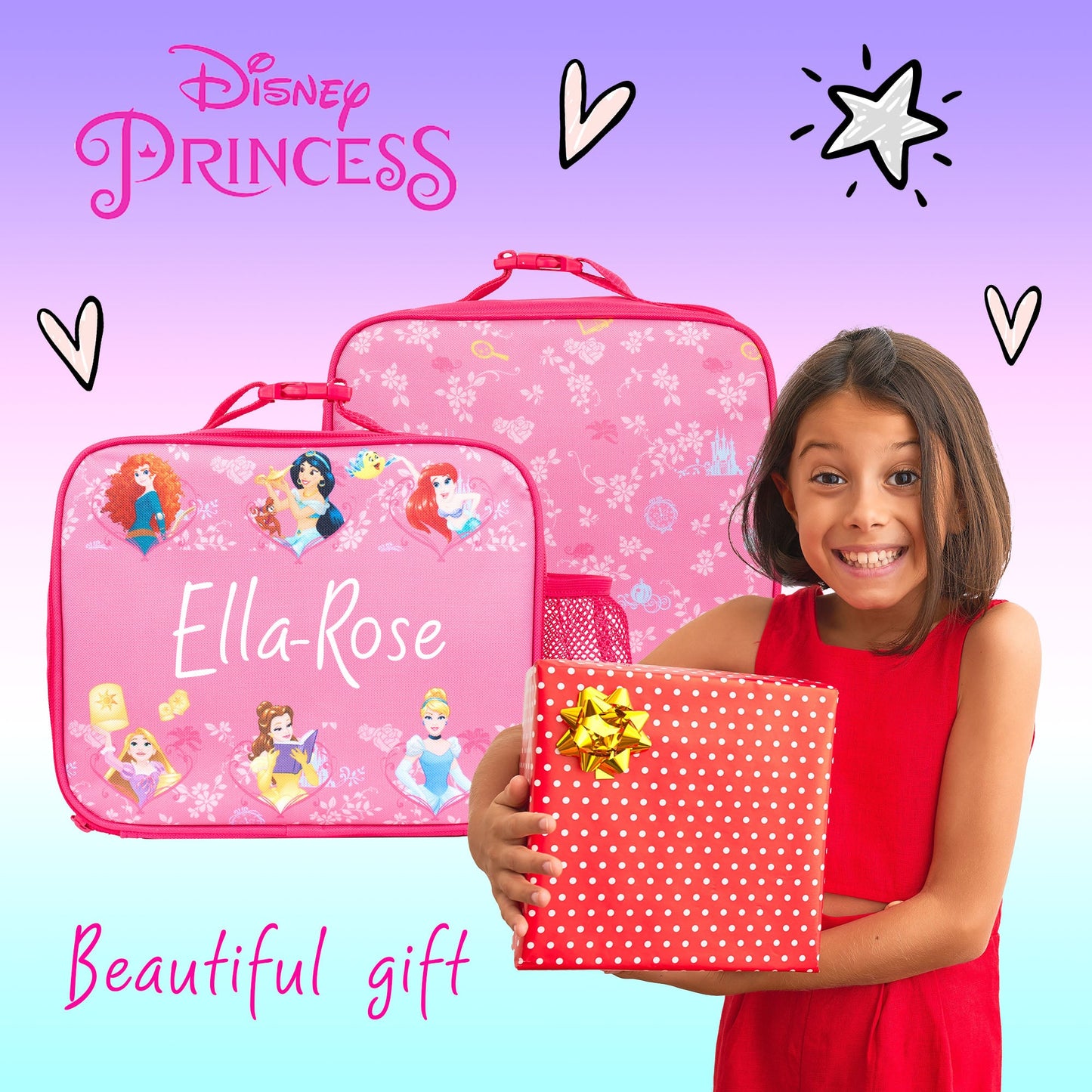 Personalized Lunch Bag - Disney Princess