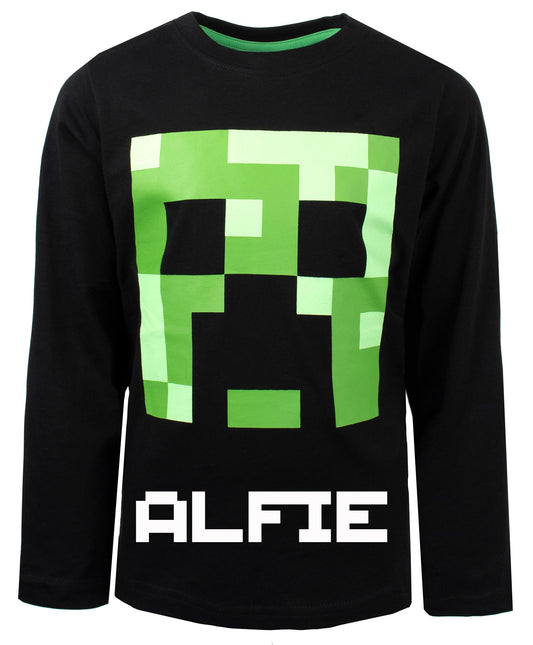 T-shirt Minecraft – Top – noir