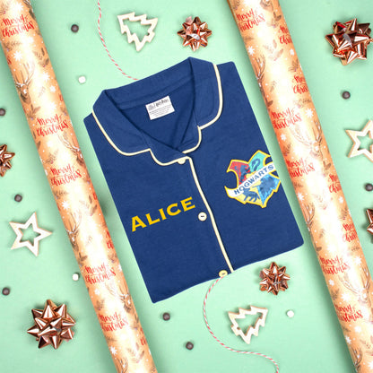 Harry Potter Pyjamas with Buttons – Navy bleu