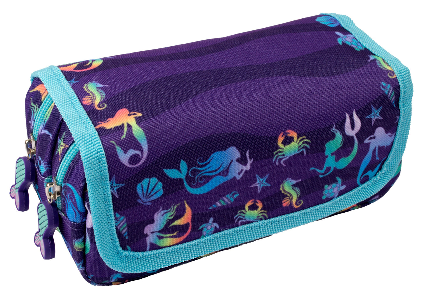 Personalized Pencil Case - Purple Mermaids