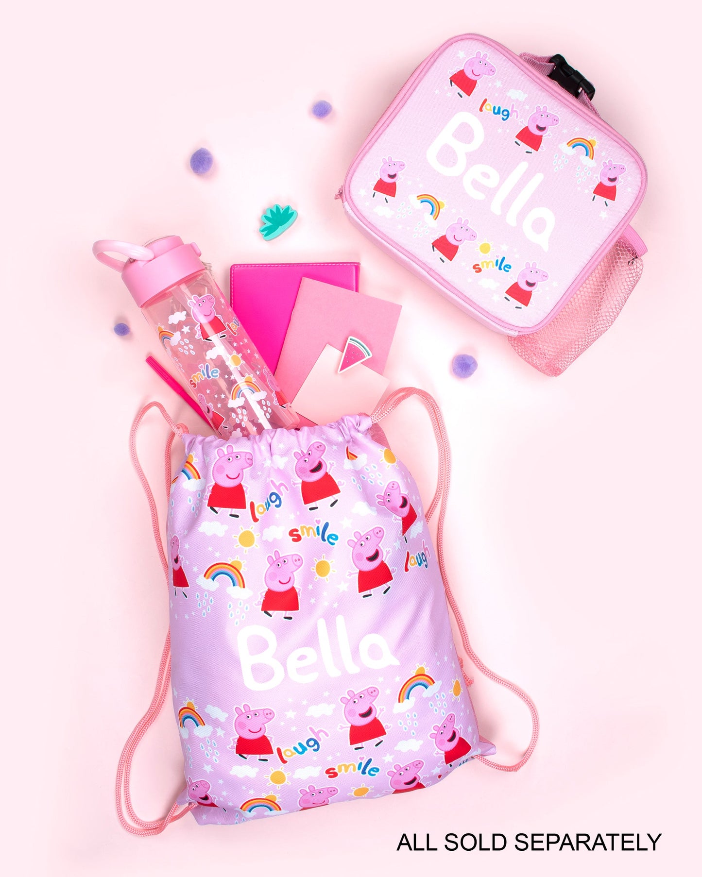 Official Peppa Pig Sac à cordon | enfant PE Sac