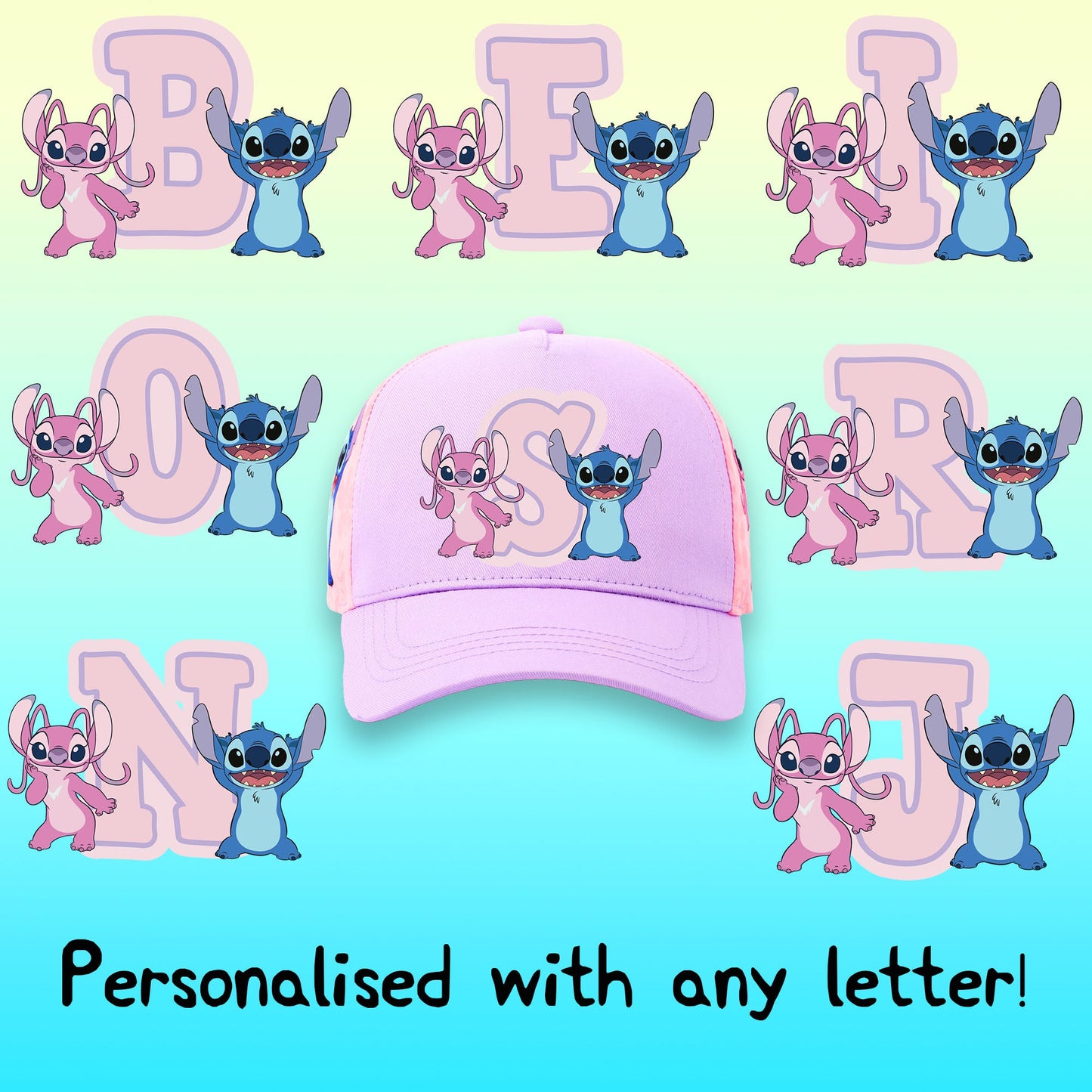 Personalized Summer Hat - Stitch