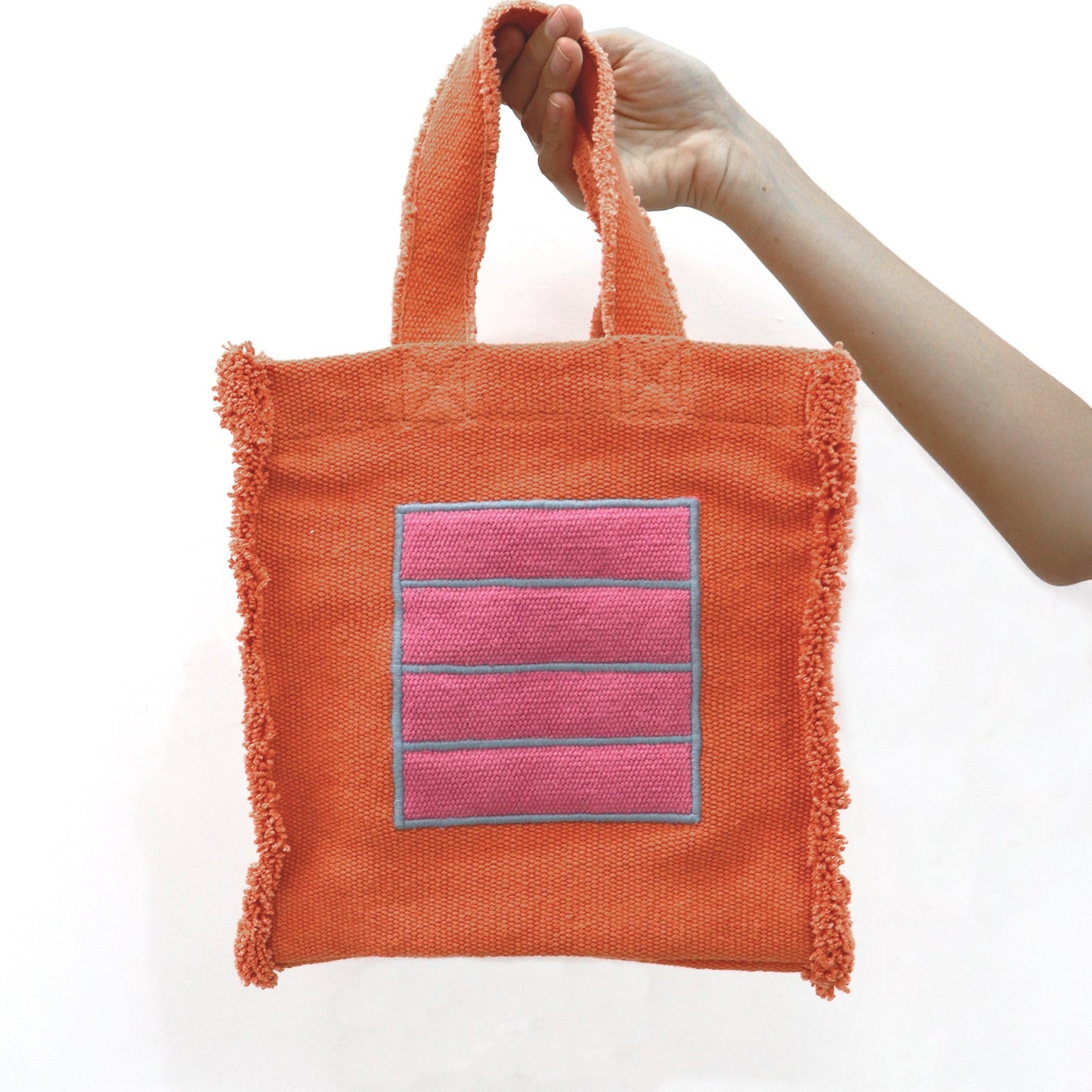 Sac à main en tissu Orange Cell