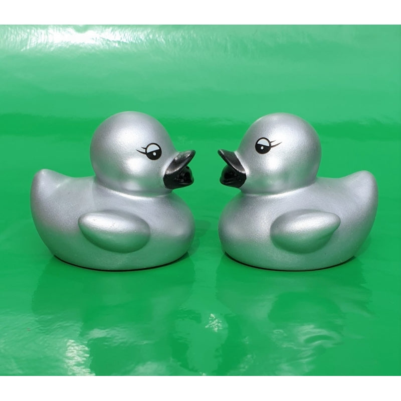 Small silver duck