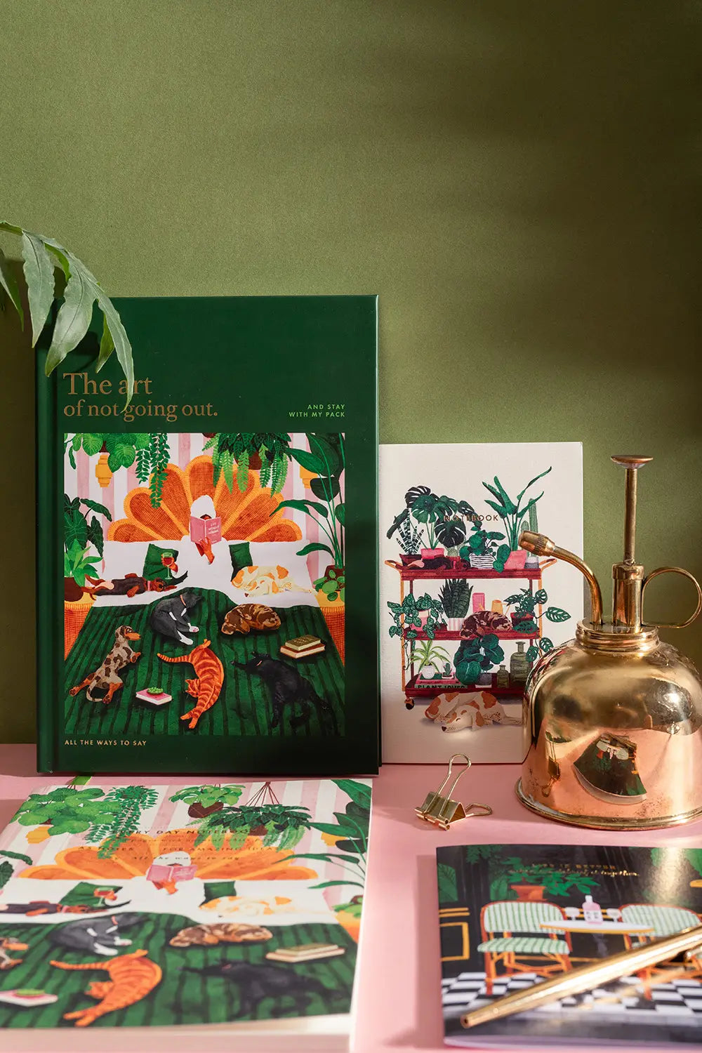 Life With Pets & Plants - A5 Notebook