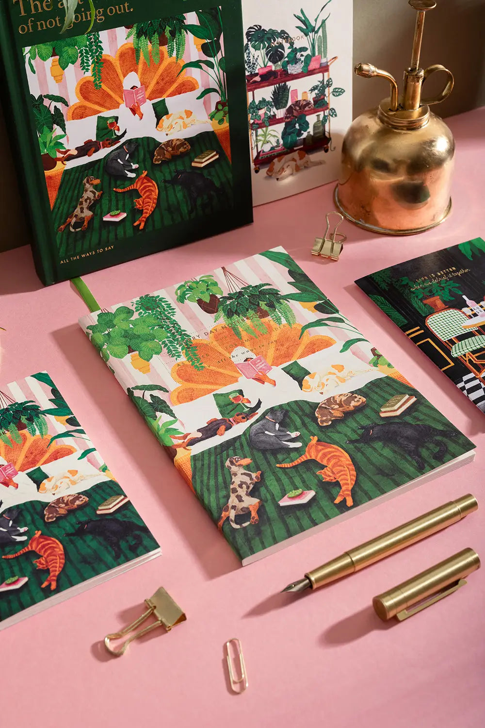 Life With Pets & Plants - A5 Notebook
