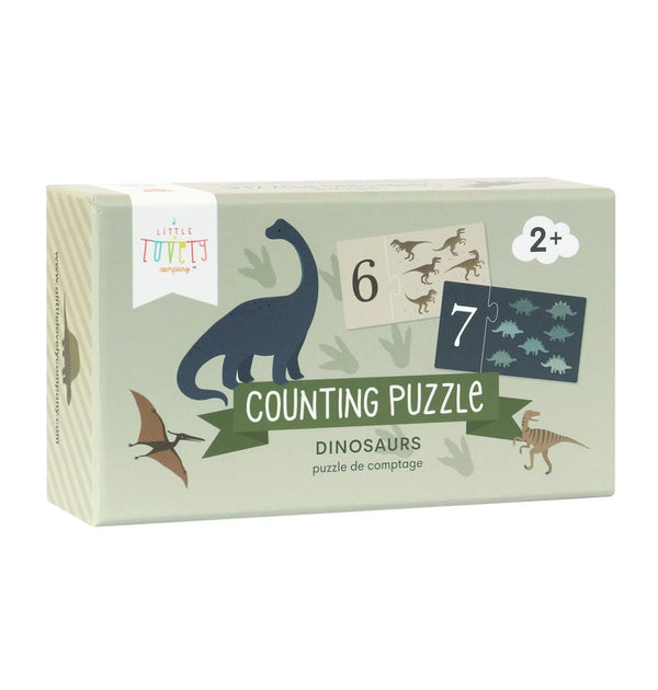 Puzzle à compter - Dinosaures – A Little Lovely Company