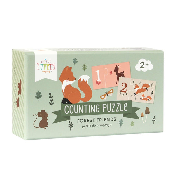 Puzzle à compter - Amis de la forêt – A Little Lovely Company