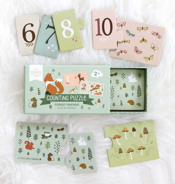 Puzzle à compter - Amis de la forêt – vue 2 – A Little Lovely Company