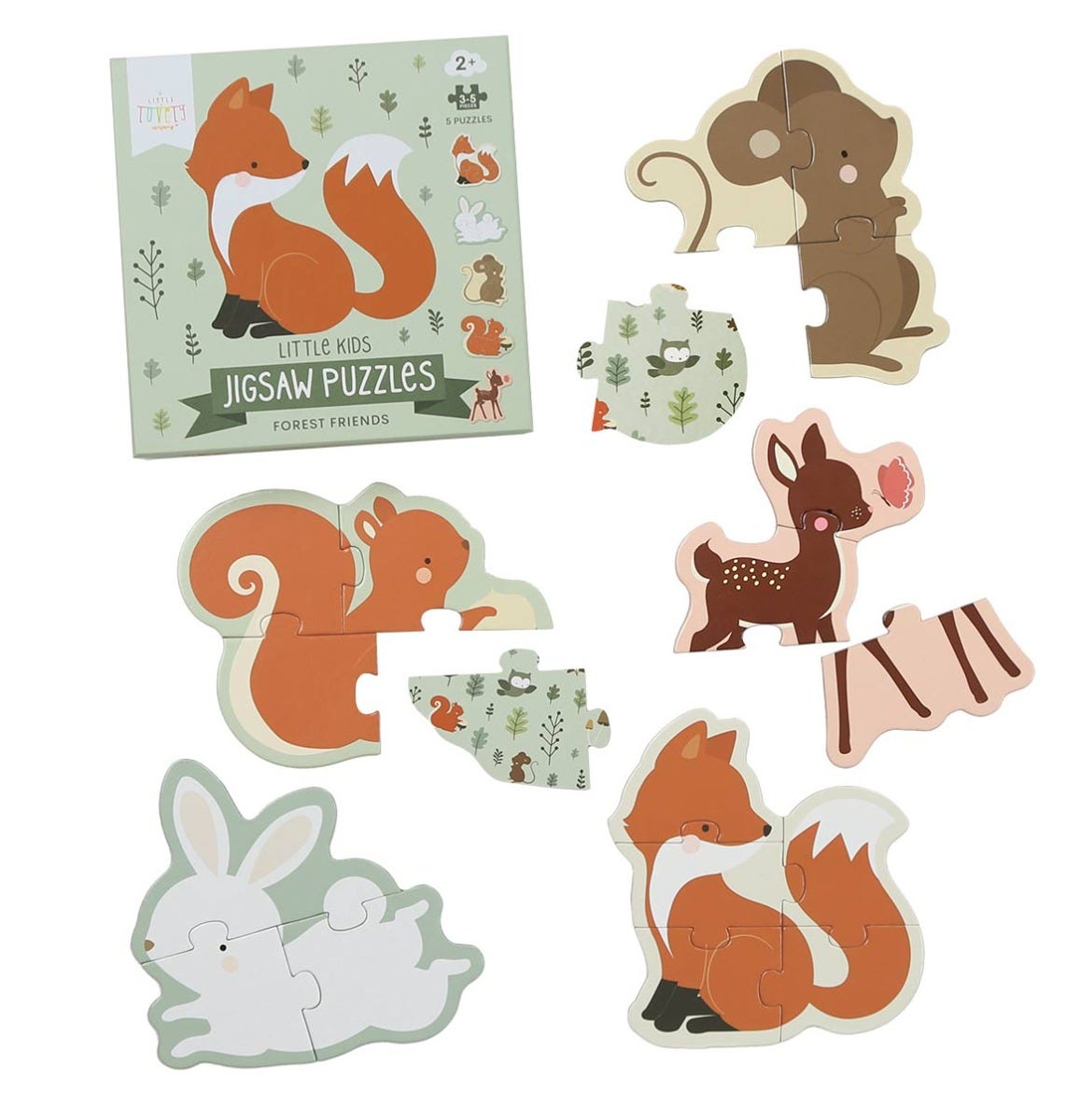 Puzzle - Amis de la forêt – vue 3 – A Little Lovely Company