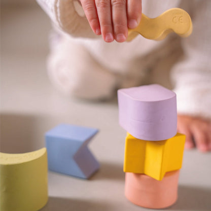 3 figures géométriques blocs à empiler bébé étoile