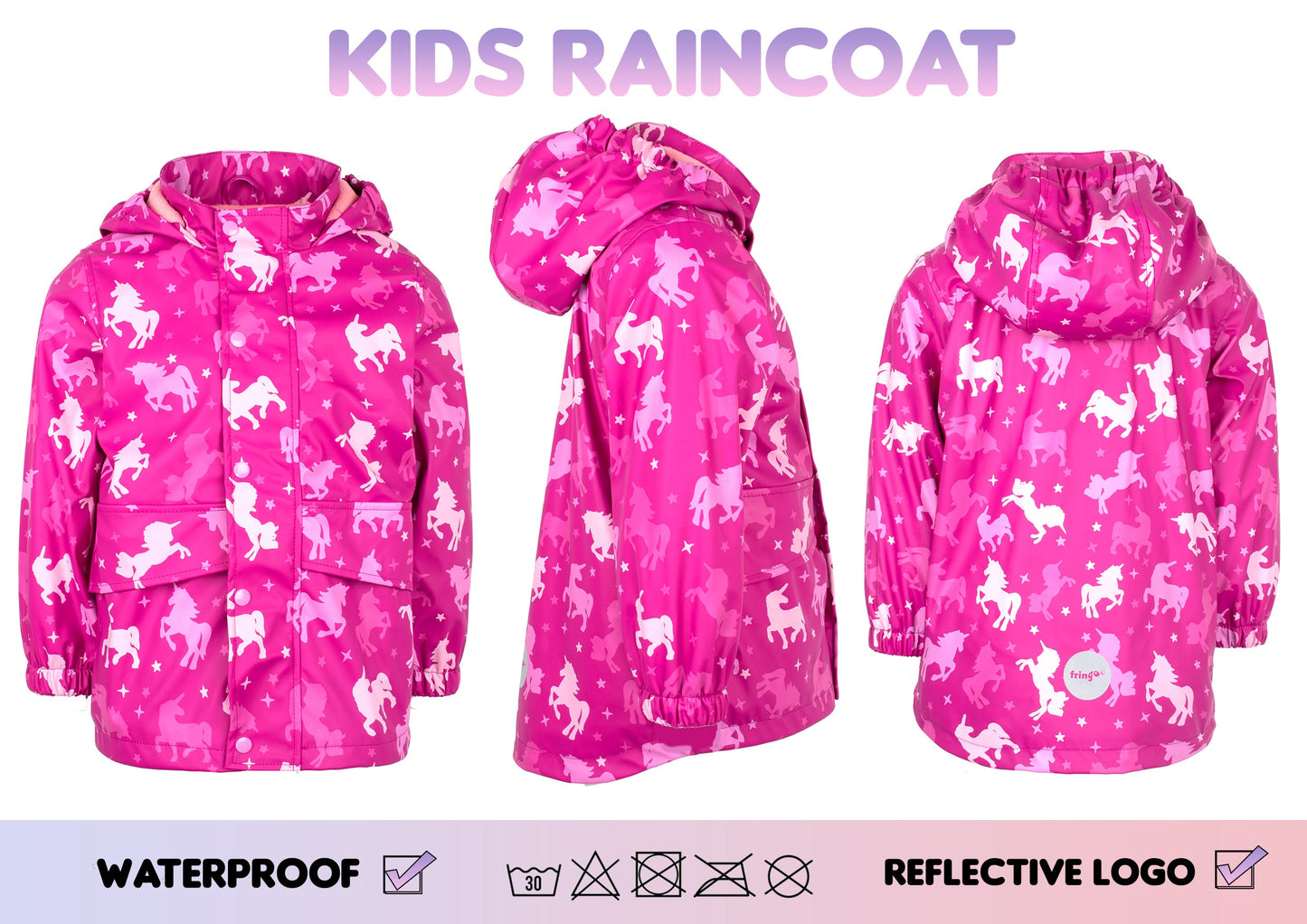Raincoat - Ombre Unicorn