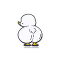 White Duck Butt Pin