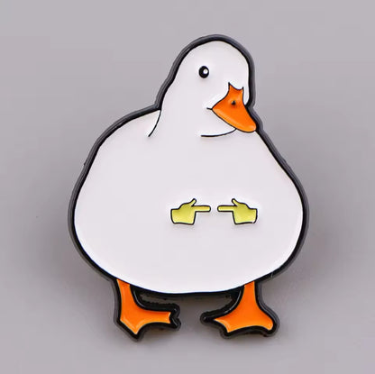 pins canard blanc timide cc